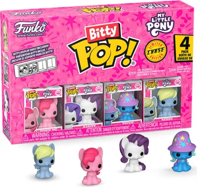 Produktbild von FUNKO Bitty POP - My  Little Pony Mein Kleines Pony Pinkie Pie #4er Pack