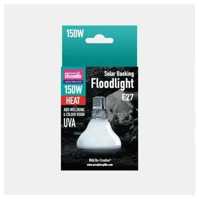 Productafbeelding van Arcadia olar basking floodlight terrarium warmtelamp met UVA 150W