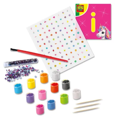 Imagen del producto de SES Creative 14729, Pintauñas para niños, a partir de 6 años, Multicolor