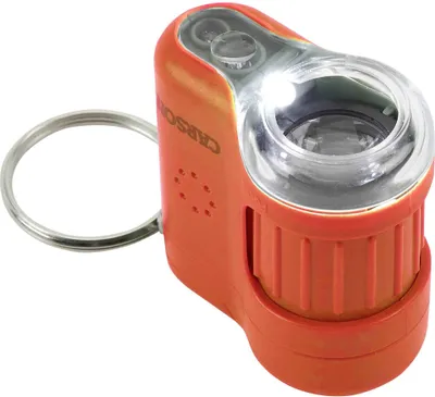 Obrázok produktu pre Carson MICROMINI 20X, Digitálny mikroskop, Oranžová, Strieborná, 20x, LED, Batérie, 23 mm