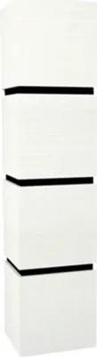 Produktbild von Devo Hängehochschrank mit 4 Türen Viva 2.0 rechts BxHxT 40 x 170 x 35 cm strukture white Holzdekor