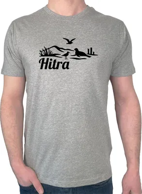 Produktbild von Huuraa Herren T-Shirt Hitra Norwegen M Sport Grey Bio Baumwolle Fairtrade Herrenshirt Geschenkidee