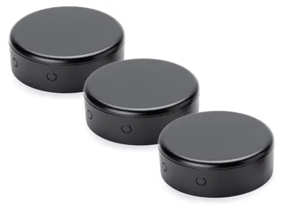 Produktbild von Set aus 3 Baldachin-Verteilerboxen Schwarz