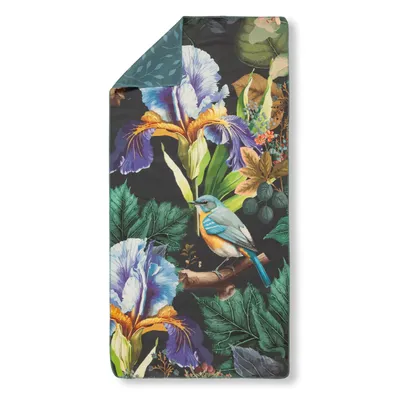 Produktbild von Sports towel Descanso 50x100 cm - flowers and a leopard