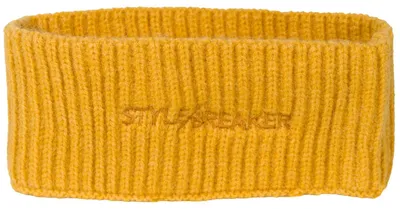 Produktbild von styleBREAKER Damen Strick Stirnband mit Rippenmuster, styleBREAKER Logo Stick, warmes Winter Haarband, Headband 04026068