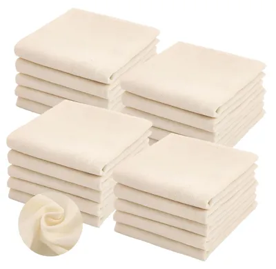Productafbeelding van Set van 20 Herbruikbare Katoenen Passeerdoeken 50 x 50 cm