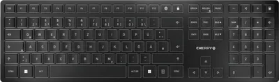 Obrázok produktu pre CHERRY KW 9100 SLIM klávesnica univerzálna RF bezdrôtová + Bluetooth QWERTZ nemecká čierna