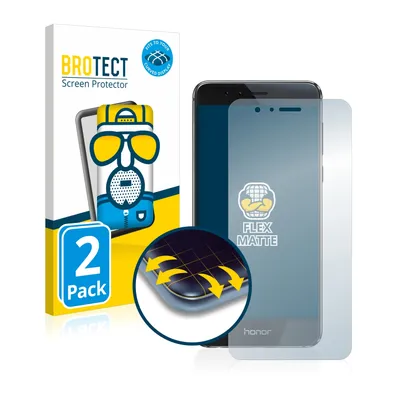 Produktbild von 2x BROTECT Fullscreen Schutzfolie für Honor 8 Displayschutz Folie Fullcover Matt Entspiegelungsfolie