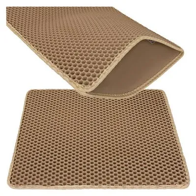 Produktbild von Katzenstreumatte 60x45cm - beige Purlov