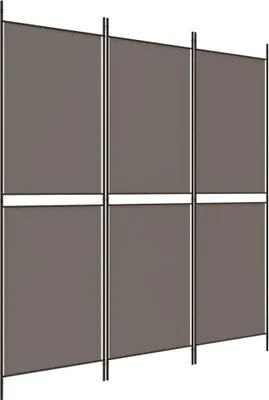 Obrázok produktu pre vidaXL 3-dielny paraván antracit 150x220 cm látka