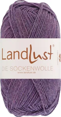 Produktbild von Lana Grossa Landlust DIE SOCKENWOLLE 50 g mélange 4-fach Sockenwolle in edlen Mélangefarben 210 m, Farbe:1601 - Dunkelvi