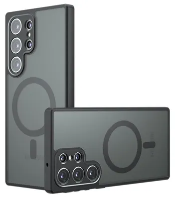 Zdjęcie produktu dla Techsuit MagSafe etui na Samsung Galaxy S22 Ultra 5G - matowe czarne