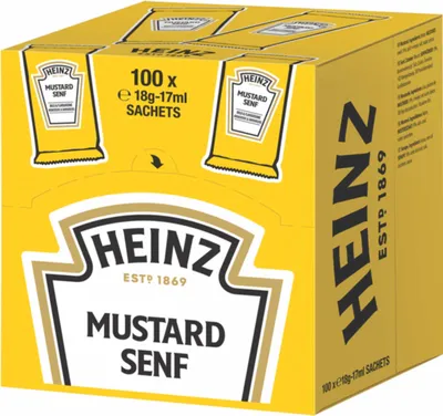Image de Heinz Moutarde mi-forte 100x17ml