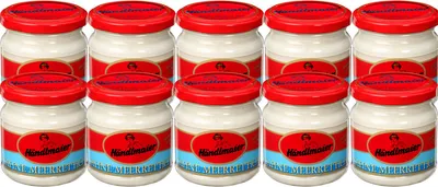 Immagine prodotto di Händlmaier crema di rafano mild vegetariano in barattolo 190g confezione da 10