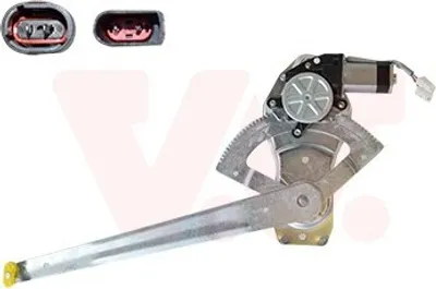 Produktbild von VAN WEZEL 1898262 Elektrischer Fensterheber Vorne Rechts für FORD Transit Mk6 Kasten (V347, V348, FA) Transit Mk6 Bus (V347, V348, FD, FB, FS, FZ, FC)