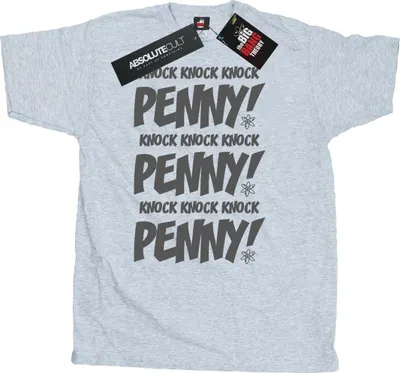 Produktbild von The Big Bang Theory - "Knock Knock" T-Shirt für Herren BI13010 (S) (Grau)