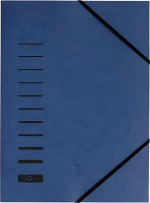 Produktbild von Pagna Spannmappe A4 Eckspanngummi blau