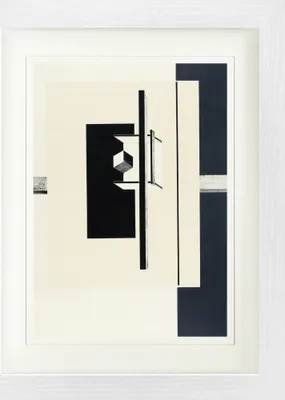 Produktbild von El Lissitzky Gerahmtes Bild Mit Edlem Passepartout | Wand-Bilder | Im Bilderrahmen - Proun, 1. Kestner Mappe Blatt 5, 1923 (40 x 30 cm)