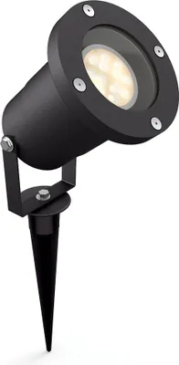 Produktbild von Philips myGarden Puled Bodenspots/Erdspieße 4,6 W GU10, Außensockel-/Pfostenbeleuchtung, Schwarz, Aluminium, Glas, IP44, Terrasse, Garten, I