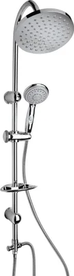 Produktbild von Duschsäule mit Kopfbrause, Handbrause und Seifenschale