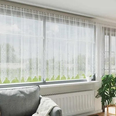 Obrázek produktu pro Nejlepší nábytek Záclony se závěsy Bílá 500x140cm Polyester - Záclony a závěsy Cloris New6052816 1parcel