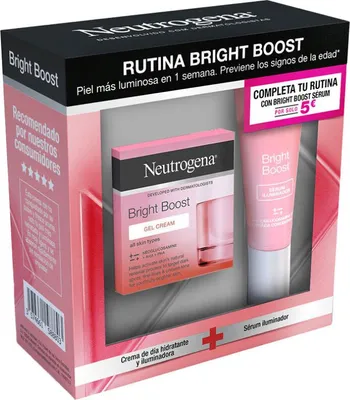 Produktbild von Neutrogena BRIGHT BOOST ROUTINE CREAM GEL & SERUM LOT 2 Stück