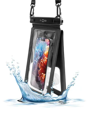 Zdjęcie produktu dla Wodoodporne etui Fixed Float Twin do telefonów komórkowych do 8,5", przezroczyste / czarne