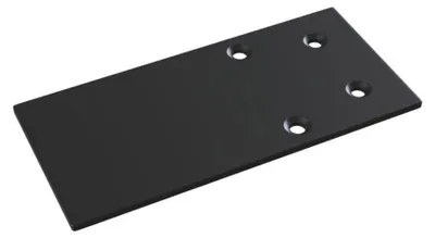 Immagine prodotto di Piastra Per Binario Moderno Alluminio Nero Spessa 8Cm