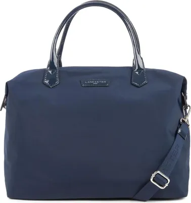 Image de Lancaster Sac Basic Verni BLEU