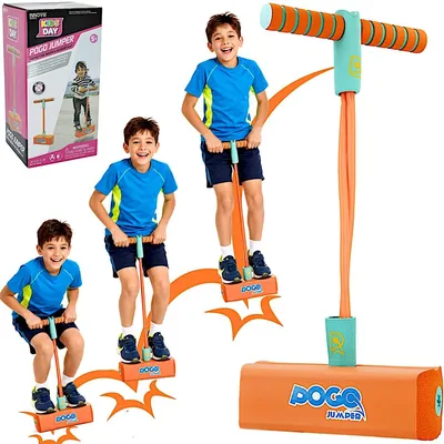 Produktbild von Pogo Jumper ENERO, orange, Hüpfspielzeug für Kinder ab 3 Jahren, bis 40 kg belastbar