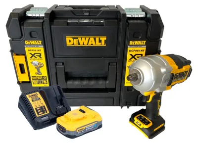Produktbild von DeWalt DCF 961 H1T Akku Schlagschrauber 18 V 1632 Nm 1/2" Brushless + 1x Powerstack Akku 5,0 Ah + Ladegerät + TSTAK