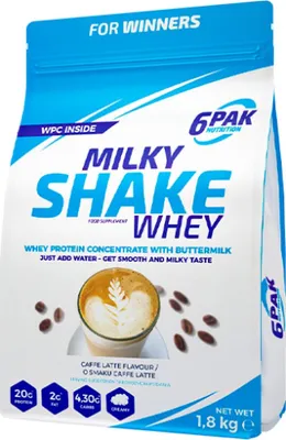 Obrázek produktu pro 6PAK Nutrition | Milky Shake Whey Coffee - Latte