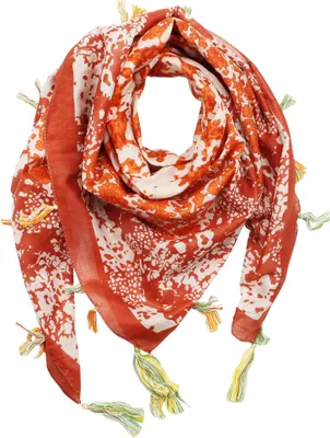 Produktbild von Baumwolltuch - Blumen und Ornamente - Modell 07 - quadratisches Tuch