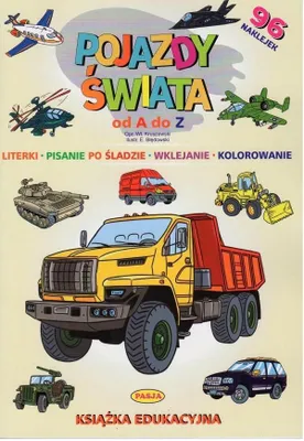 Zdjęcie produktu dla Kolorowanka dla dzieci Pojazdy świata od A do Z