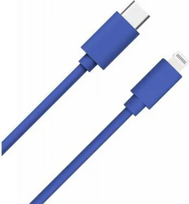 Image de WOW WOWCBLMFIC1MBL - Cable C /Lightning MFI 3A 1m Bleu