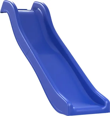 Image de vidaXL Toboggan pour enfants bleu 175x38x23 cm Polypropylène