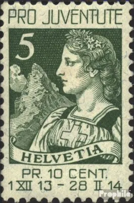 Produktbild von Briefmarken Schweiz 1913 Mi 117 (kompl.Ausg.) Jahrgang 1913 komplett gestempelt Pro Juventute