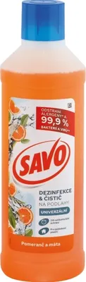 Zdjęcie produktu dla Savo Uniwersalny środek do czyszczenia podłóg Pomarańcza i Mięta, 1000 ml