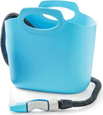 Produktbild von Aquapop 30 Textilschlauch blau + Armatur + Tasche, 10/30 m