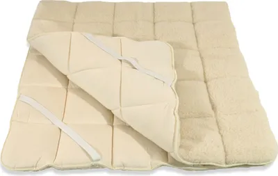 Produktbild von Lammflor Unterbett Kuschelzeit mit dicker Merino Schafschurwolle Füllung  in 100x200 cm