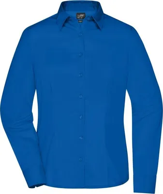 Produktbild von Ladies' Business Shirt Long-Sleeved royal, Gr. S