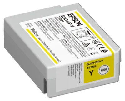 Image de Epson SJIC42P-Y - 50 ml - jaune - original - Cartouche d'encre - pour ColorWorks CW-C4000E (BK)