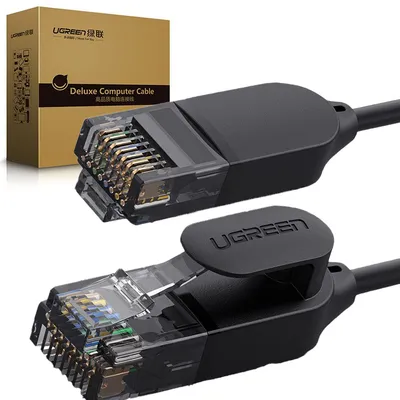 Zdjęcie produktu dla Ugreen 70334, 2 m, Cat6a, U/UTP (UTP), RJ-45, RJ-45, Czarny