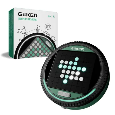 Produktbild von GiiKER Super Reversi - Smart AI Brettspiel, Elektronisches Strategie-Spiel mit KI-Gegner, Magnetisch & Reisespiel, Lichtgeführte Züge