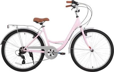 Produktbild von Damen Cruiser Fahrrad 26 Zoll (66 cm) – 7-Gang Citybike Rosa – Tiefeinstieg Rahmen – Mit Gepäckträger – Komfort Fahrrad für Stadt & Strand
