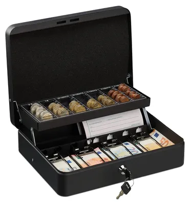 Obrázok produktu pre Pokladnička na kľúč RD30697, čierne