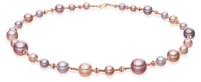 Immagine prodotto di Luna-Pearls - 216.0935 - Collana - Realizzata in oro giallo 585 con perle di coltura d'acqua dolce