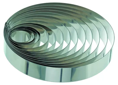 Produktbild von Tortenring, Edelstahl 140 x 60 x 1, 5 mm