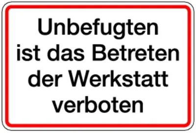 Productafbeelding van Waarschuwingsbord Ongerechtigd Toegang Verboden 200 x 300 mm
