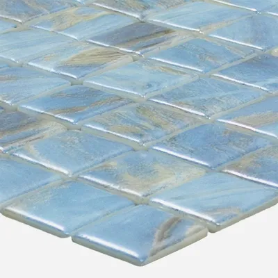 Produktbild von Glas Schwimmbad Pool Mosaik Alassio Blau 25